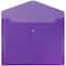 JAM Paper 9.75" x 13" Plastic Snap Closure Envelopes, 12ct.